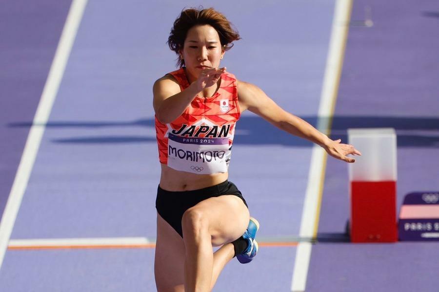 パリ五輪女子三段跳に出場した森本麻里子（オリコ）