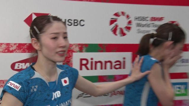 体調不良の松山奈未選手を気遣う志田千陽選手