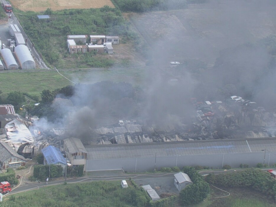 火事があった現場 愛知県豊橋市