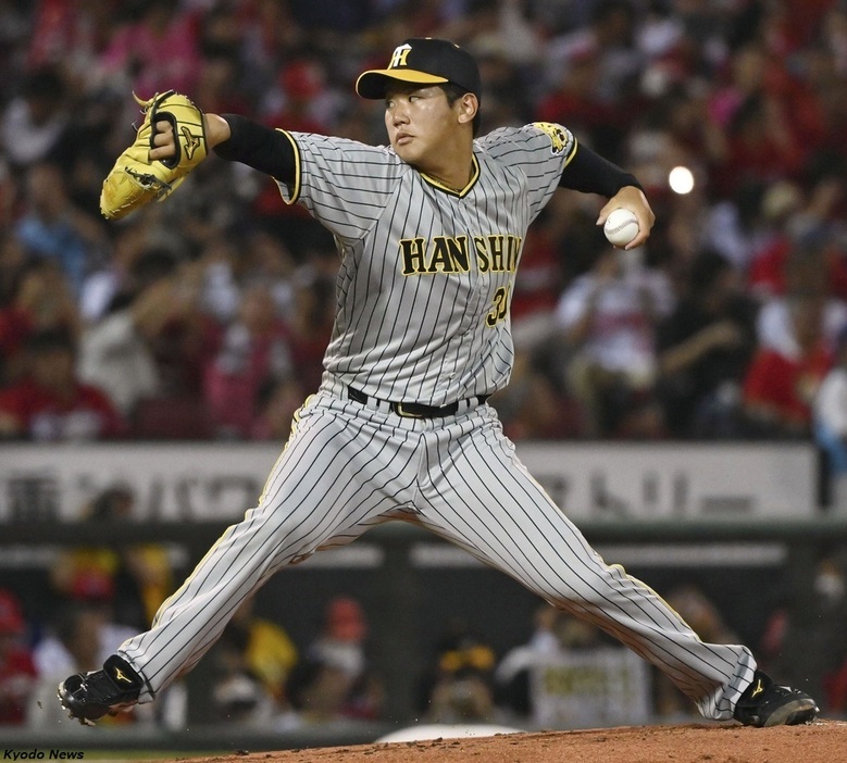 阪神・門別啓人 (C)Kyodo News