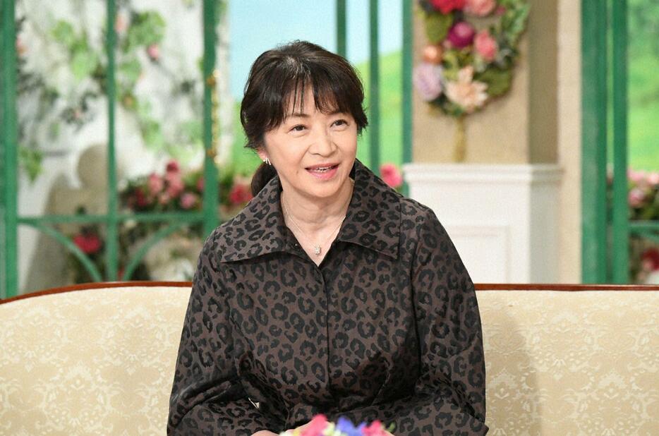 8月16日放送の「徹子の部屋」に出演する田中美佐子さん＝テレビ朝日提供