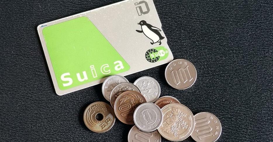 JR東日本のカード式Suica（筆者撮影）