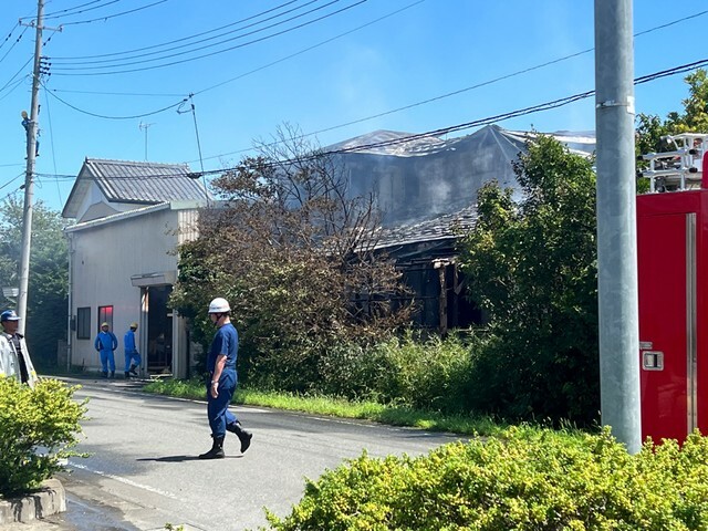 宮城・東松島市で火事