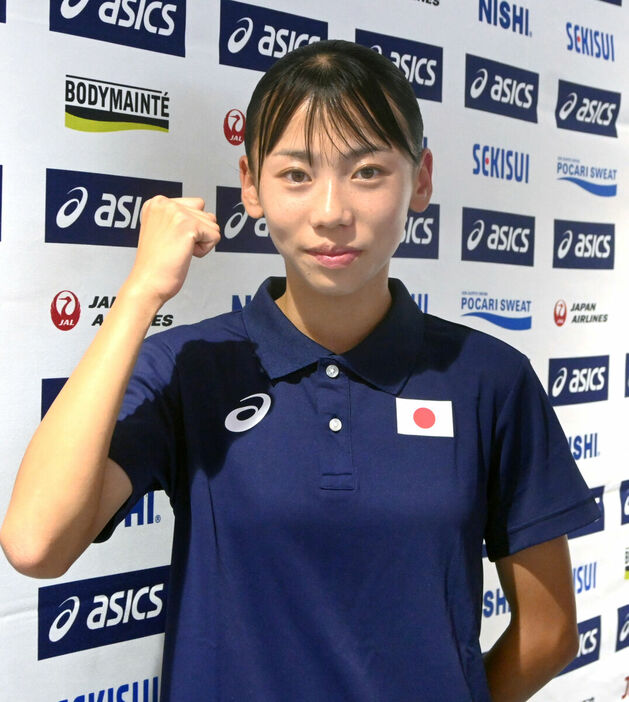 陸上のU２０世界選手権に出国した久保凛(カメラ・手島莉子)