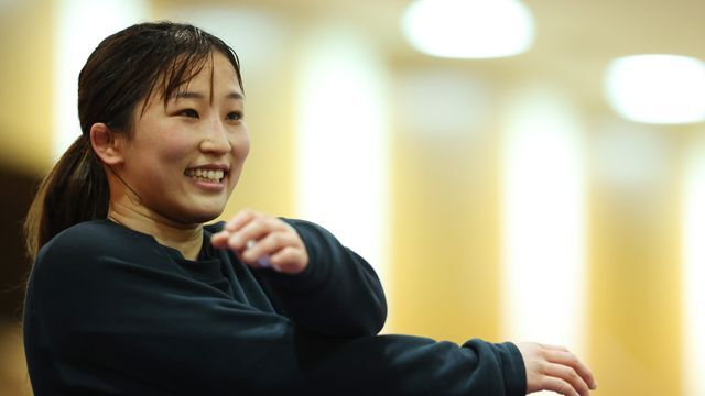 レスリングの須崎優衣選手(写真：YUTAKA/アフロスポーツ)