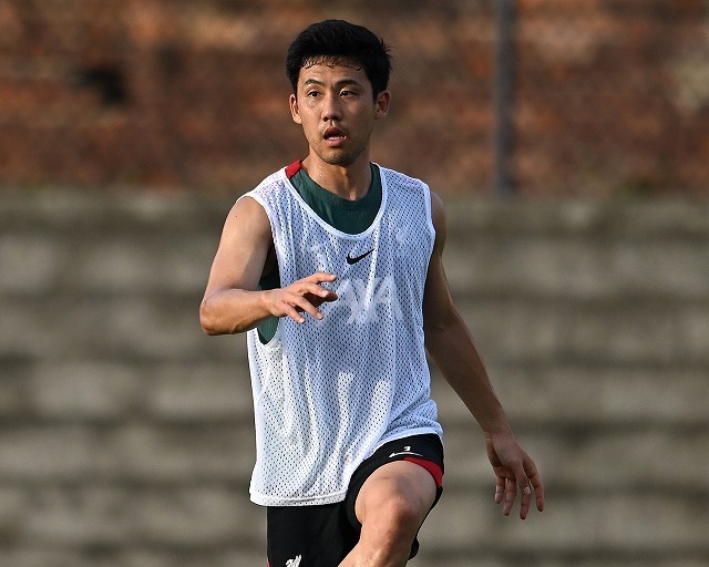 今季も遠藤はリバプールで出番を得られるか。（C）Getty Images