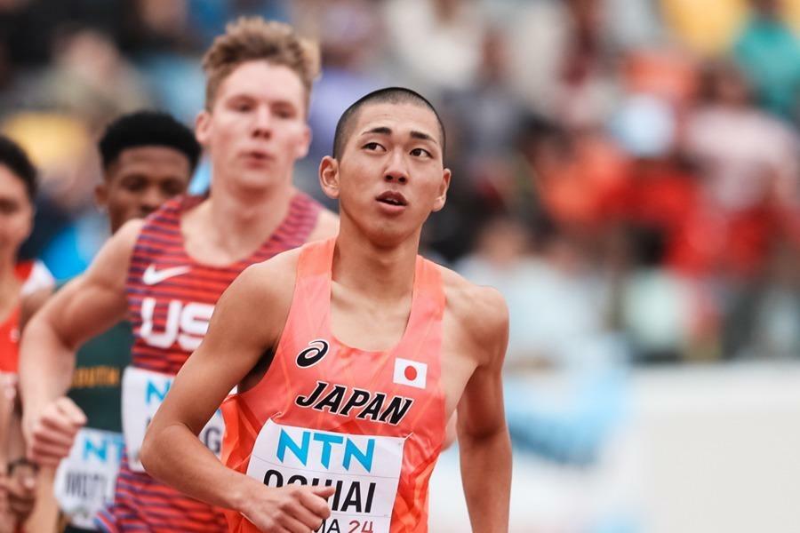 U20世界選手権に出場した落合晃（滋賀学園高3） 写真：Mochizuki Jiro（Agence SHOT）