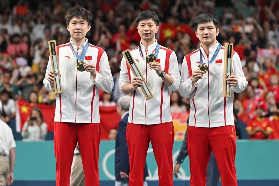 写真：男子中国代表/提供：ITTF/ONDA