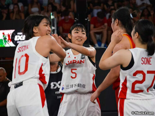 3x3 U18 ワールドカップに参戦している女子日本代表［写真］＝fiba3x3.com