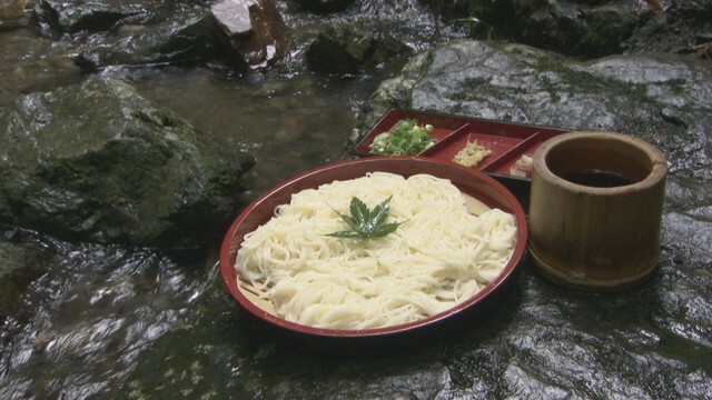 津山市の「もみじ亭」で味わえるそうめん