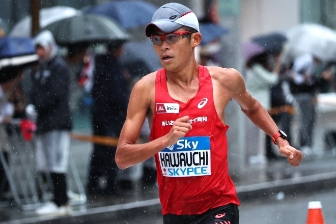 今回のパリ五輪で、男子マラソンで日本代表補欠メンバーだった川内。写真：梅月智史（THE DIGEST写真部）