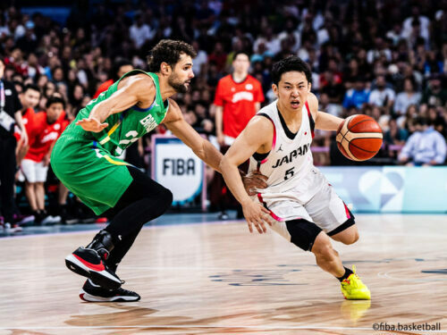 日本代表のブラジル戦がTVerにおけるライブ配信の同時接続数で4位に [写真]＝fiba.basketball