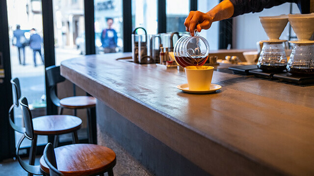 こだわりのコーヒーも飲める