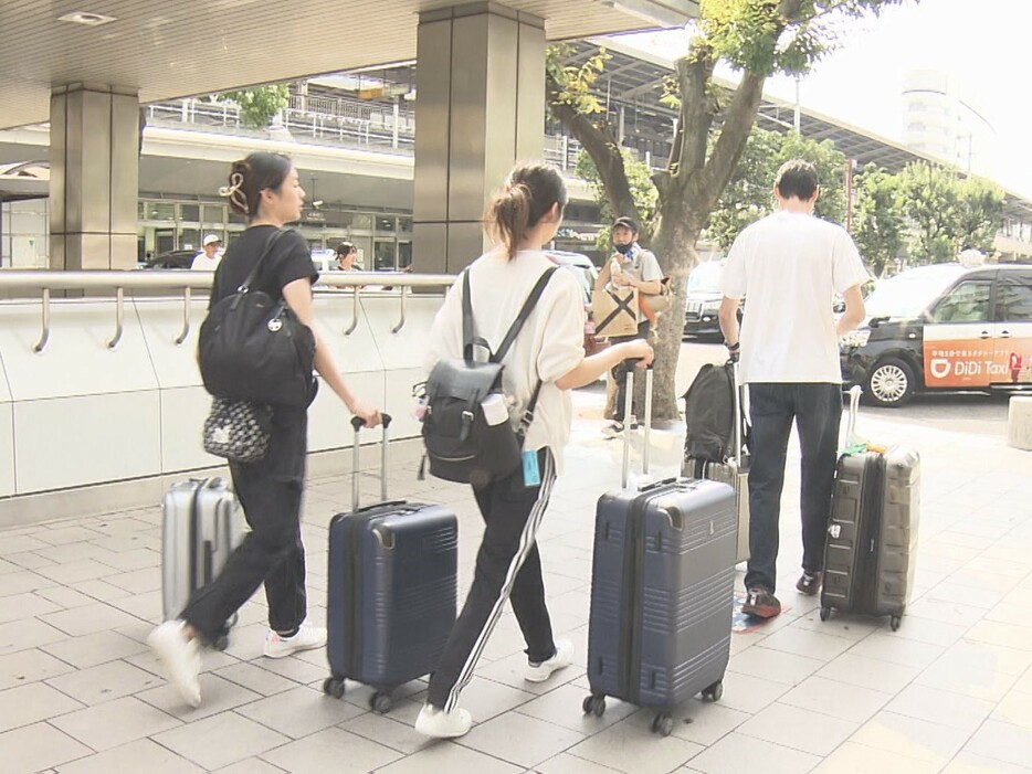 JR名古屋駅 8月15日午前