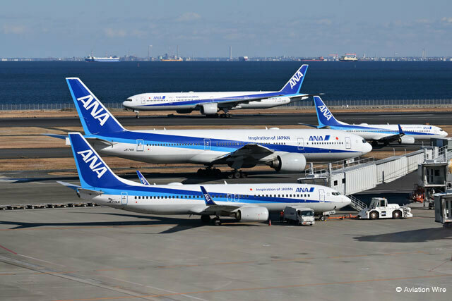 台風7号の影響で臨時便を設定したANA＝PHOTO: Tadayuki YOSHIKAWA/Aviation Wire