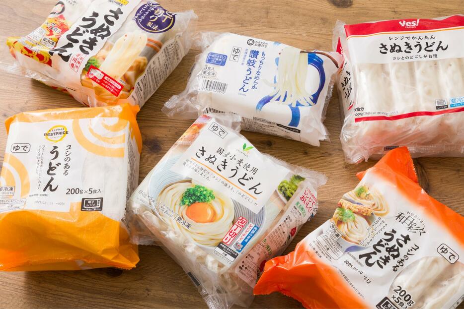 大手スーパーのPB冷凍うどんを食べ比べてみた