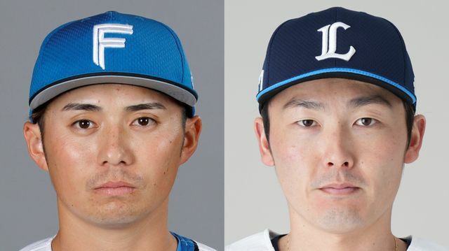 好守備を見せた上川畑大悟選手(左)と源田壮亮選手(右)