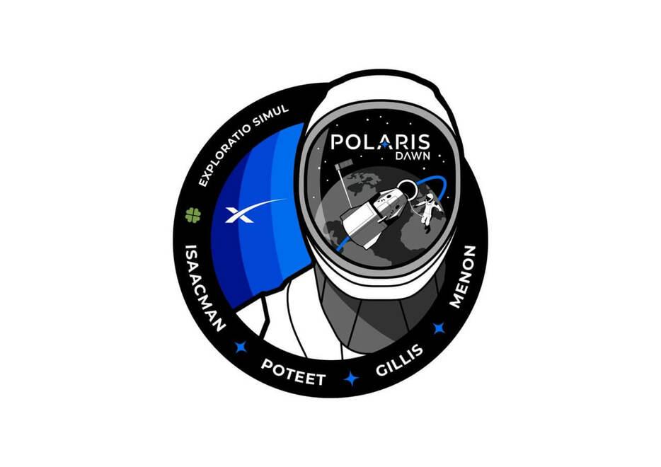 「Polaris Dawn」のミッションパッチ（Credit: Polaris Program）