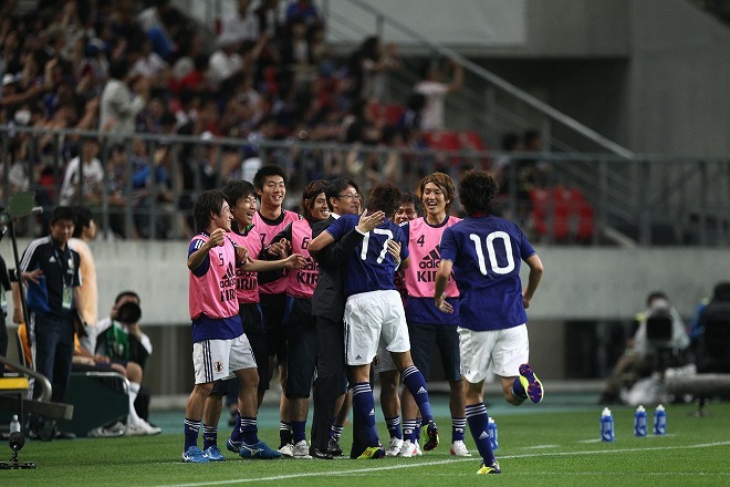 ロンドン五輪ではU－23代表を指揮。メダル獲得まであと一歩に迫った。（C）SOCCER DIGEST