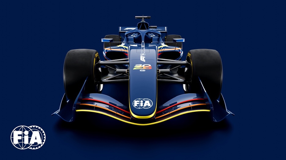 2026年に導入されるF1新世代カーのレンダリング画像