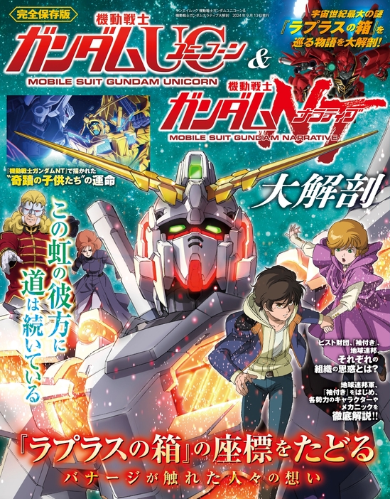 「機動戦士ガンダムUC＆機動戦士ガンダムNT大解剖」　（三栄）