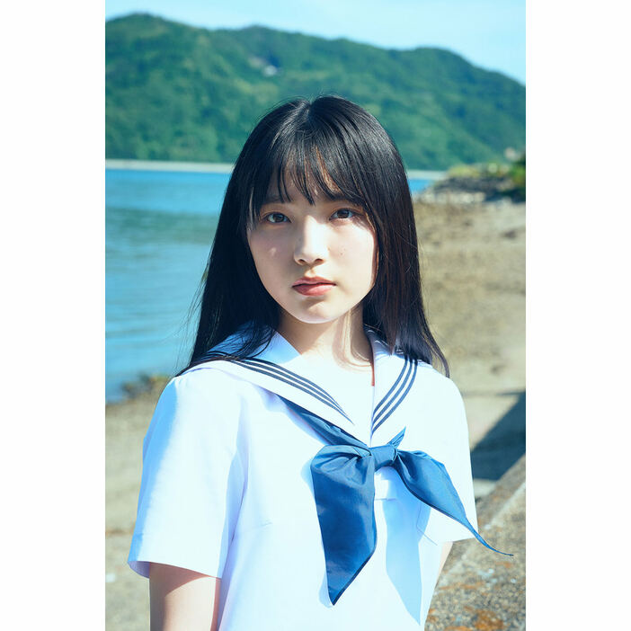 STU48 岡村梨央1st写真集『タイトル未定』　撮影：神藤剛