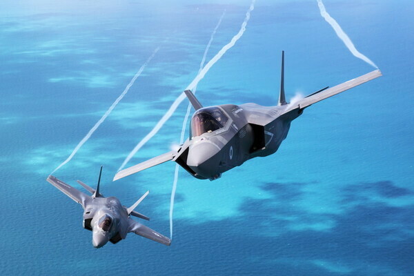 F-35A「ライトニングII」戦闘機（画像：イギリス国防省）。