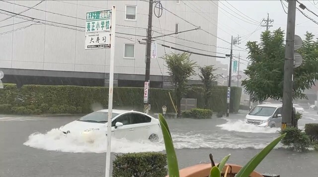 三重県津市 8月29日午前11時40分ごろ視聴者撮影