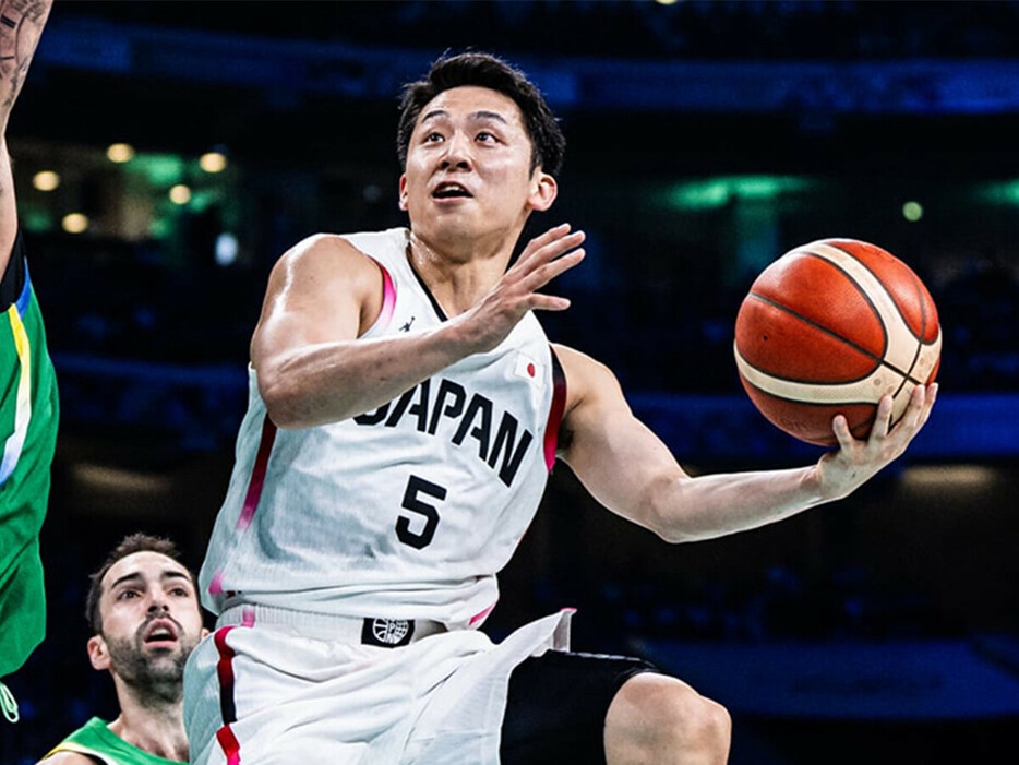 ブラジル戦で21得点をマークした河村勇輝　photo by FIBA