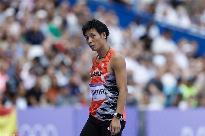 パリ五輪男子200mに出場した上山紘輝