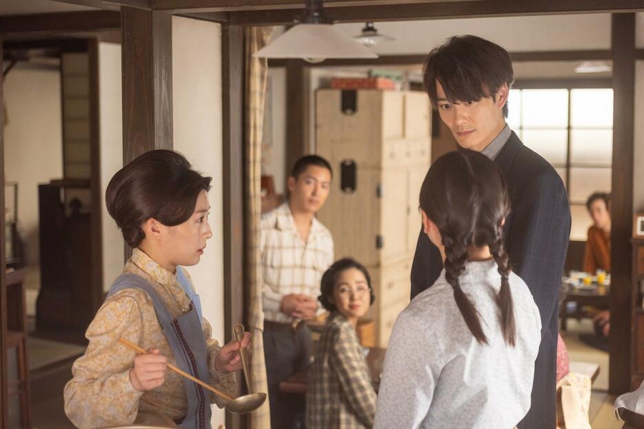 NHK連続テレビ小説「虎に翼」第100回の一場面 （C）NHK