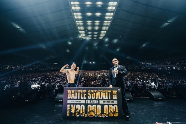 般若、賞金2000万の「BATTLE SUMMIT II」優勝　準決勝の般若vsSKRYUの映像が公開