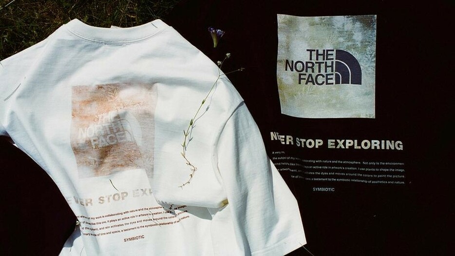 再資源化しやすい素材で作った、THE NORTH FACEのアートなTシャツ