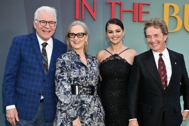 Getty Images スティーブ・マーティン（Steve Martin）、メリル・ストリープ（Meryl Streep）、セレーナ・ゴメス（Selena Gomez）、マーティン・ショート（Martin Short）