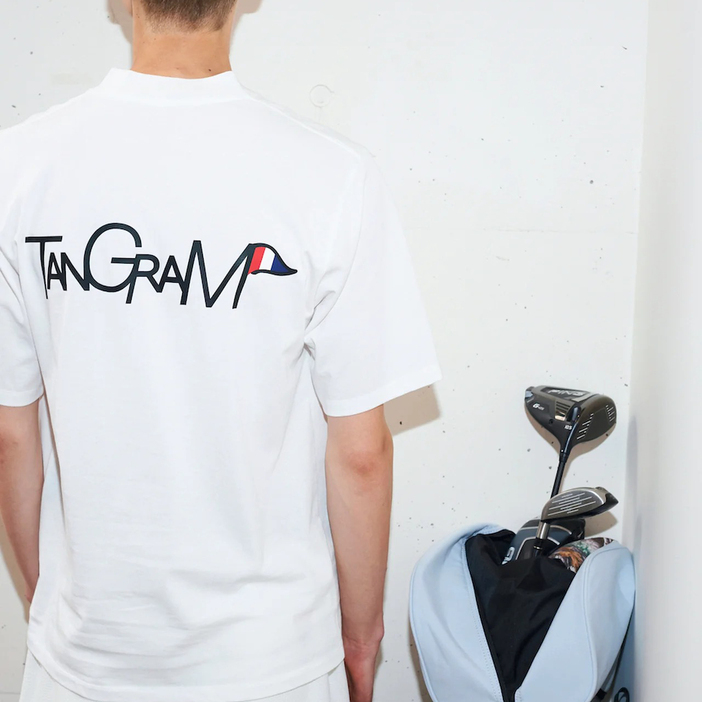 TANGRAM×ÉDIFICE GOLF Mockneck Tee