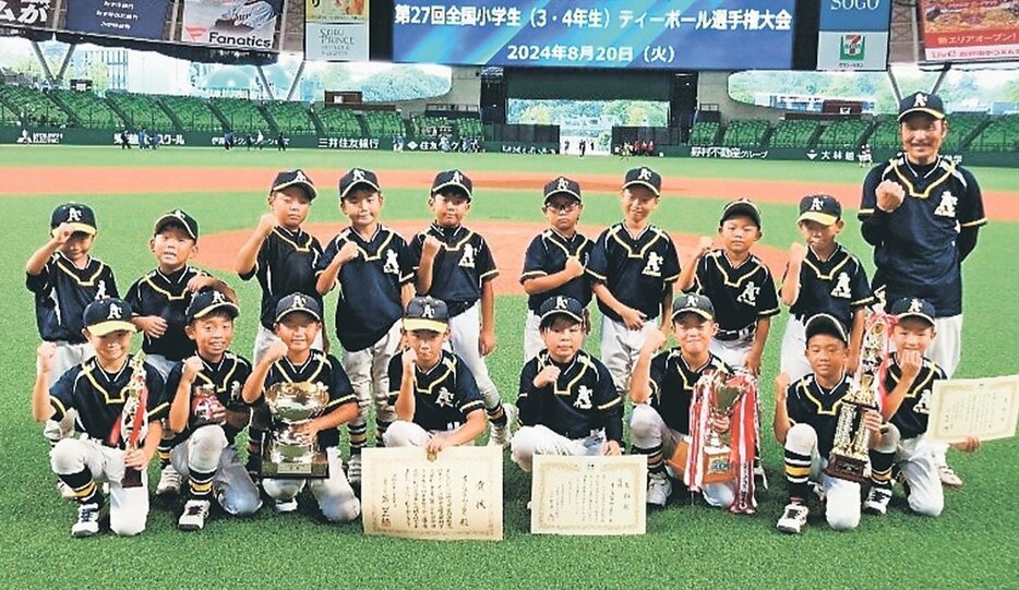 初優勝したオール富山ＪＢＣ＝ベルーナドーム