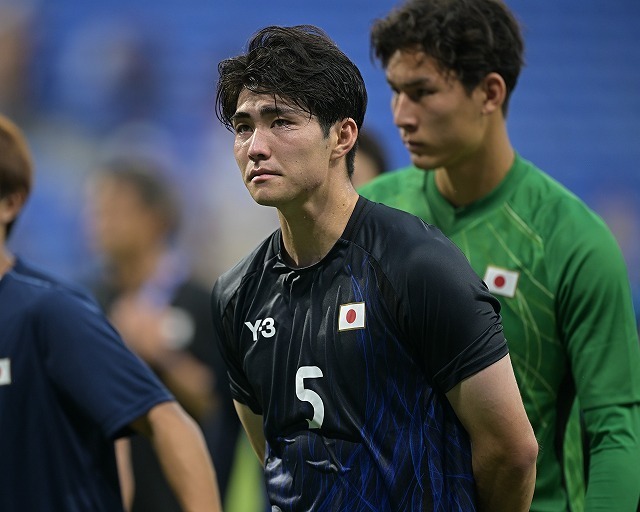 パリ五輪では３試合にフル出場した木村。世界の舞台で貴重な経験を積んだ。写真：金子拓弥 (サッカーダイジェスト写真部／JMPA代表撮影)