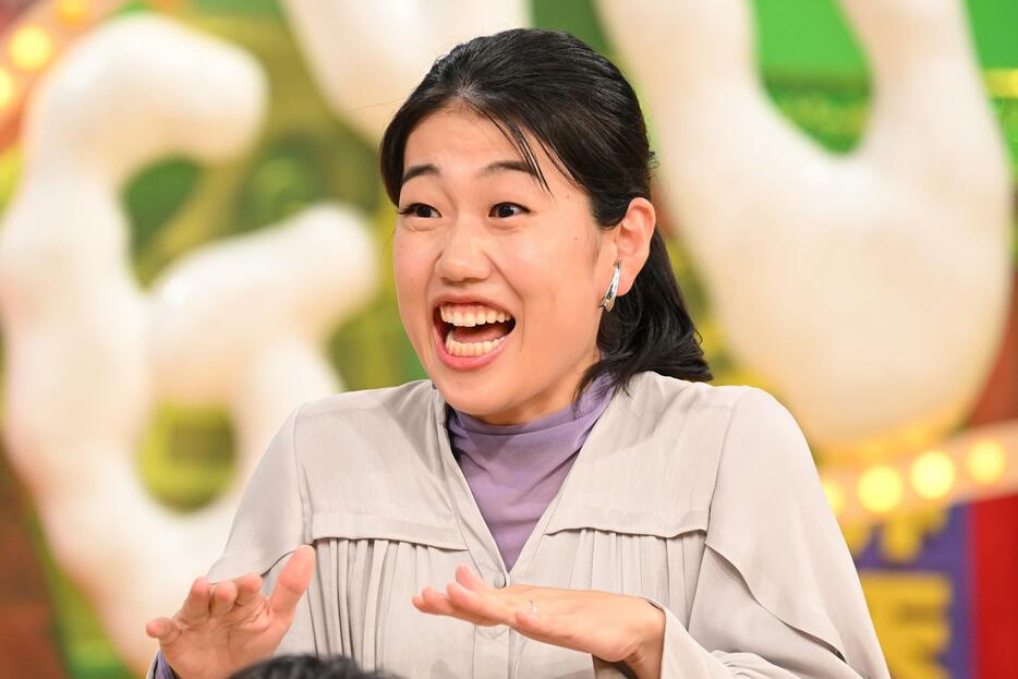 8月13日放送の「ザ！世界仰天ニュース」に出演する横澤夏子さん＝日本テレビ提供