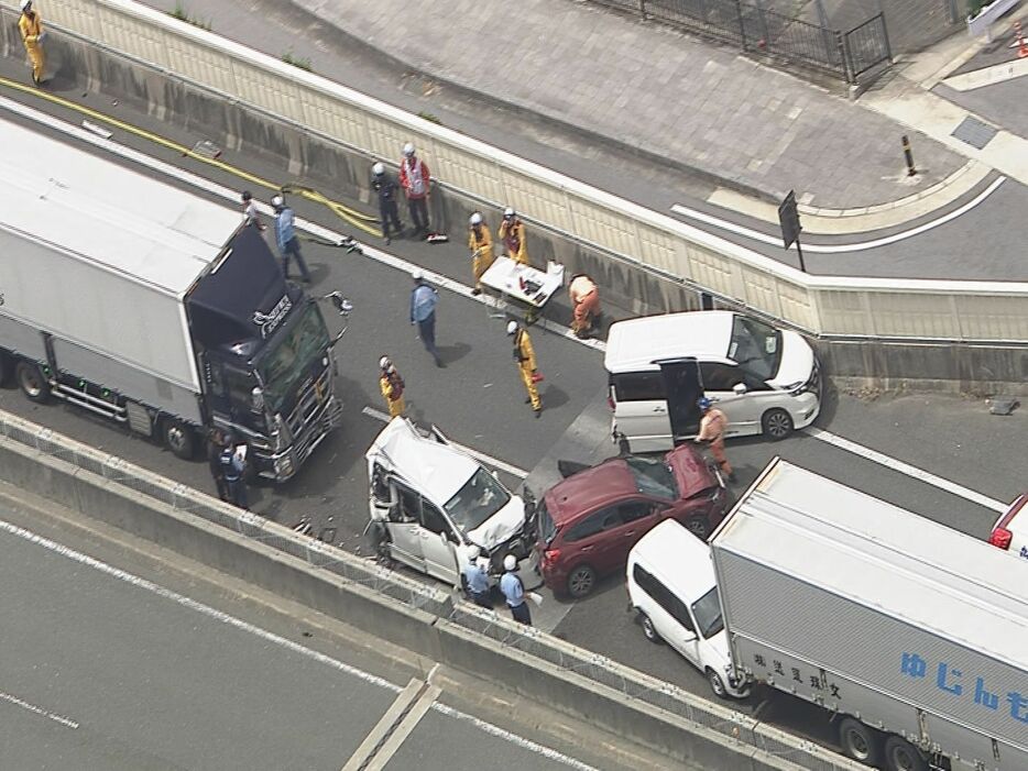 滋賀・湖西道路で事故