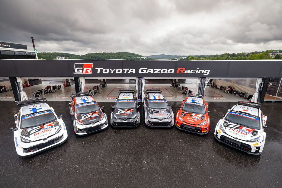 2024年WRC第9戦ラリー・フィンランド　TOYOTA GAZOO Racing WRTにとっての母国WRCには全14台のGRヤリスが出走した