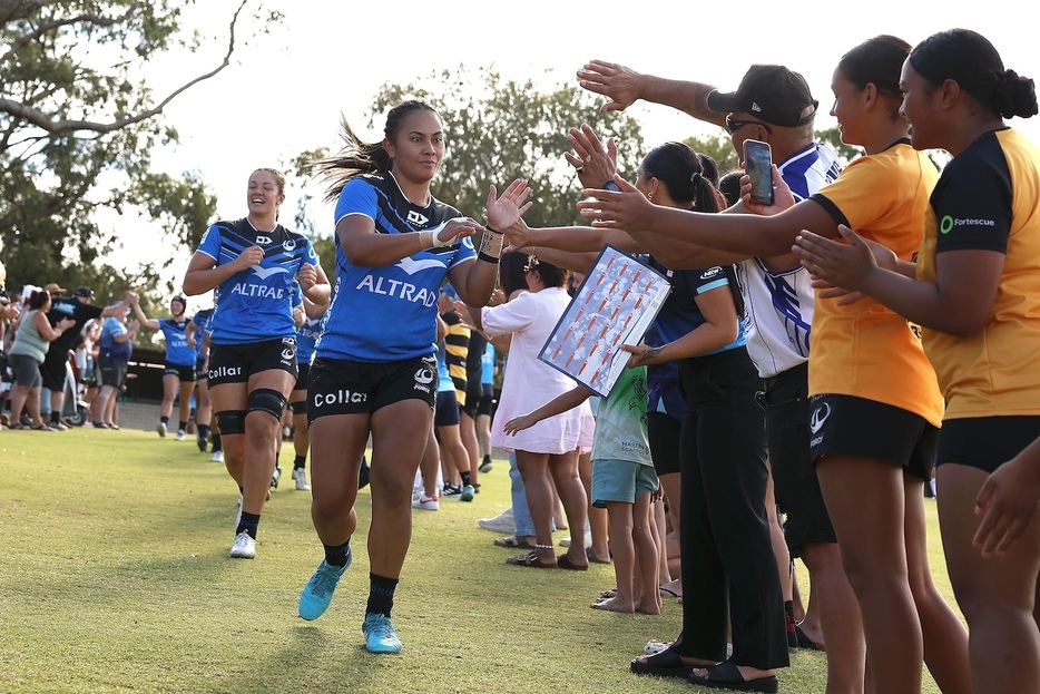 スーパーWでの試合に臨むウェスタン・フォースのメンバー(Photo: Getty Images)