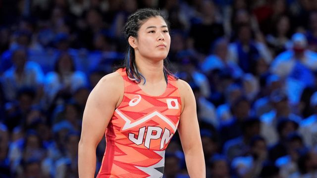 レスリングの尾崎野乃香選手(写真：AP/アフロ)