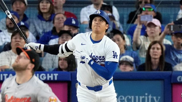 42号ホームランを放ったドジャース・大谷翔平選手（写真：AP/アフロ）