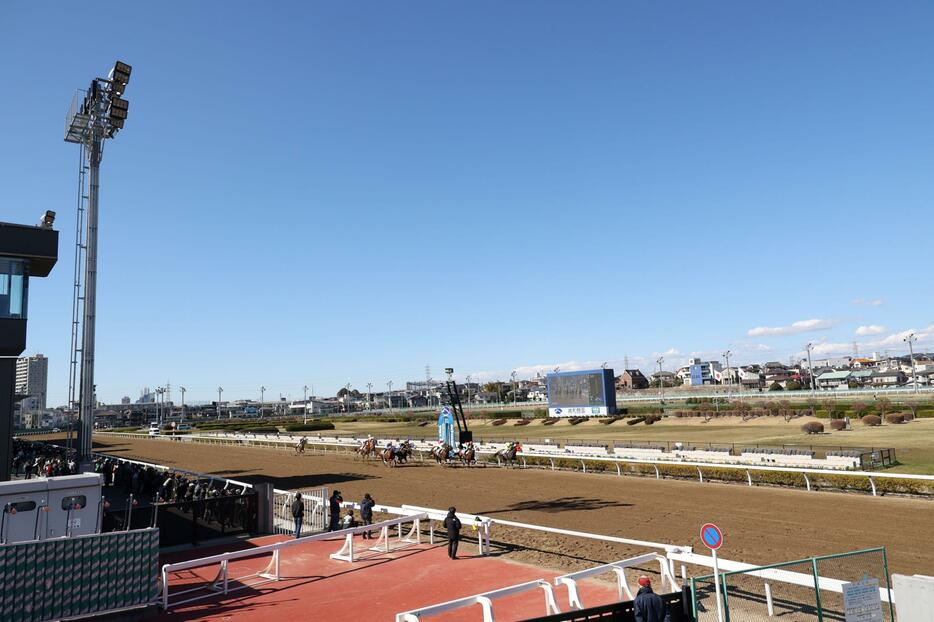 　普段は穏やかな浦和競馬場