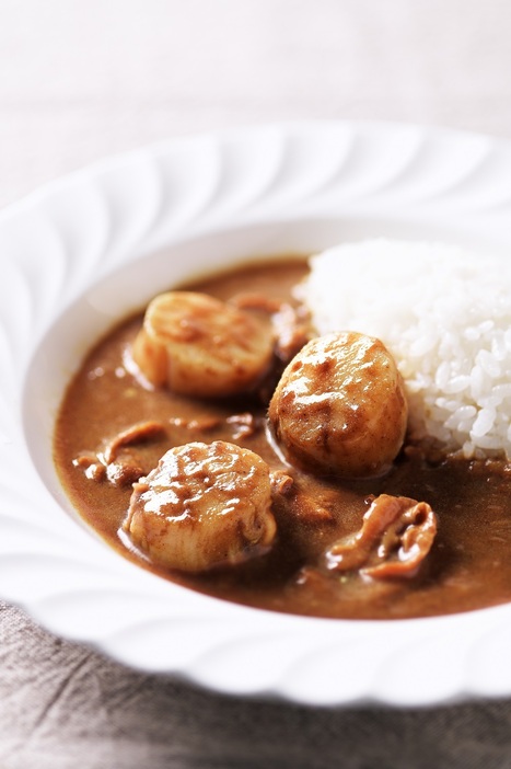 昆布だしの「ほたてカレー」