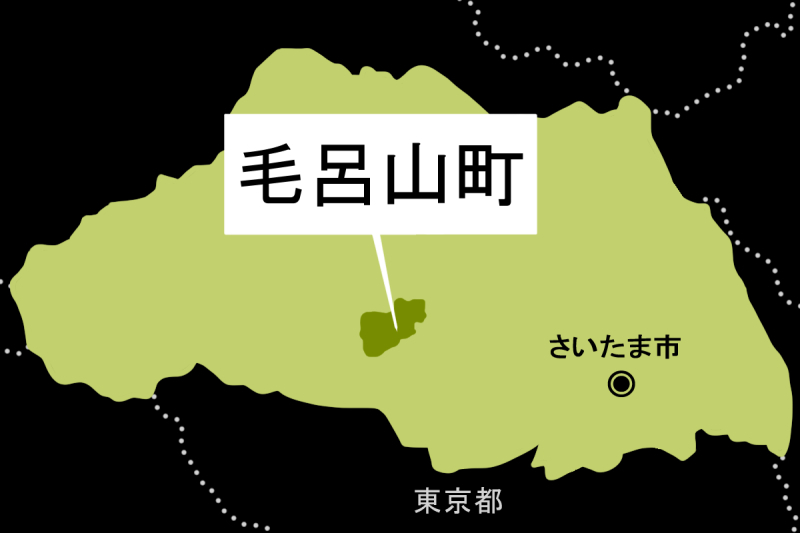 約470戸が停電した毛呂山町