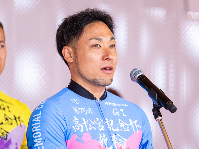 高松宮記念杯で先行して北井に優勝をもたらした郡司浩平(撮影:北山宏一)