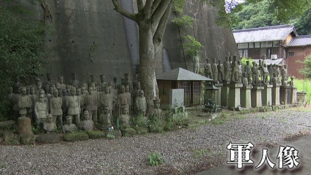 中之院にある92体の軍人像