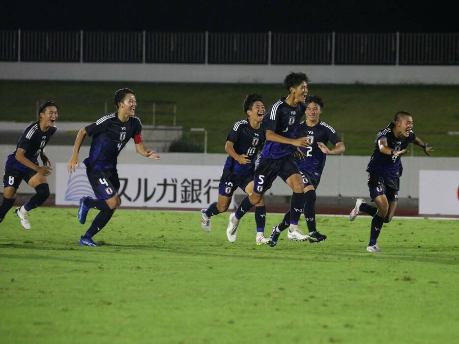 U-18日本代表がPK戦勝利。SBSカップ最終戦で優勝をかけてU-18アルゼンチン代表と戦う(Taro YOSHIDA)