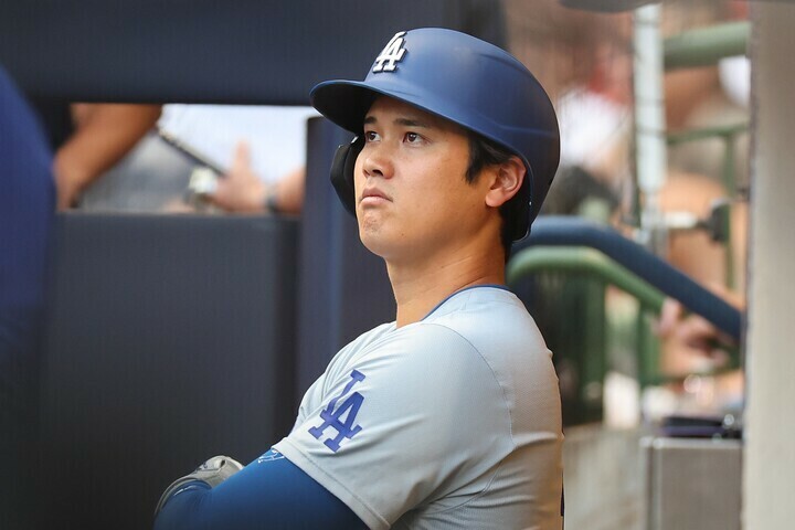 ロサンゼルス・ドジャースの大谷翔平。(C)Getty Images